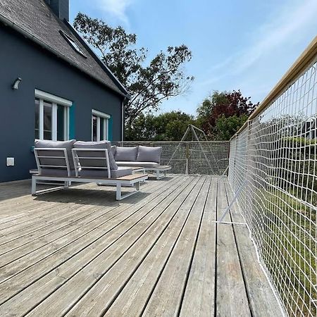 Ti Glas - La Maison Bleue Lanvéoc Exteriör bild