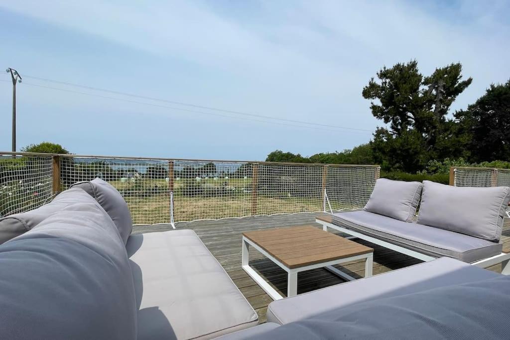 Ti Glas - La Maison Bleue Lanvéoc Exteriör bild