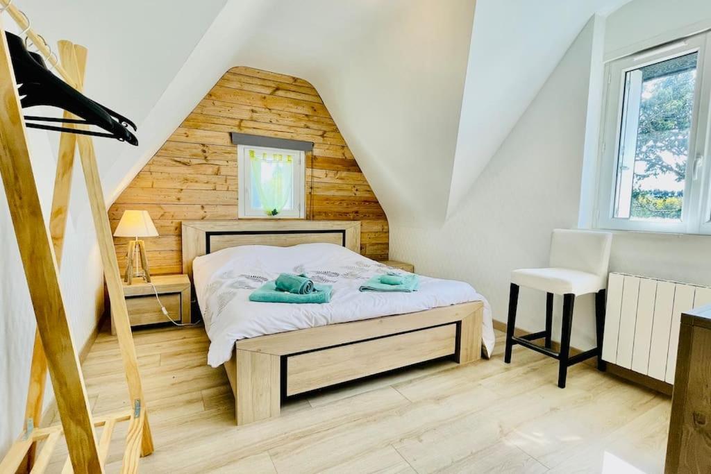 Ti Glas - La Maison Bleue Lanvéoc Exteriör bild